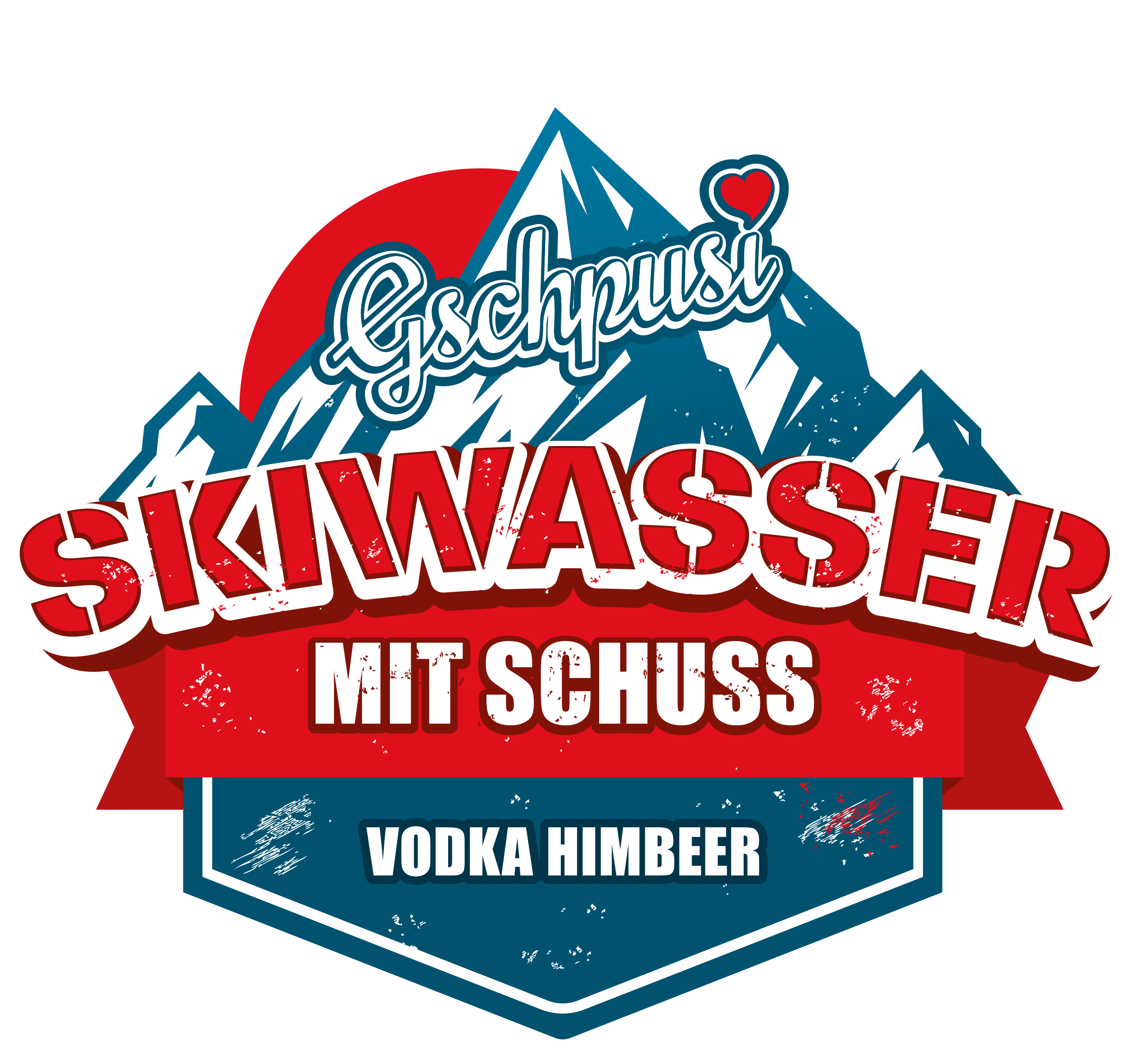 Skiwasser mit Schuss