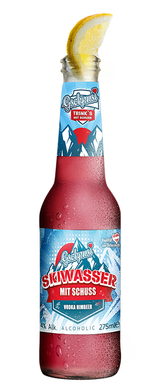 Skiwasser mit Schuss Skiwasser mit Schuss