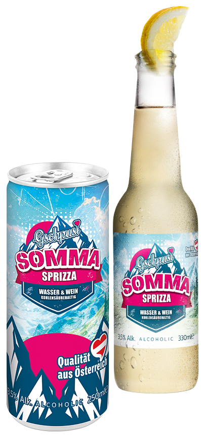 Gschpusi SOMMA-Sprizza Dose & Flasche